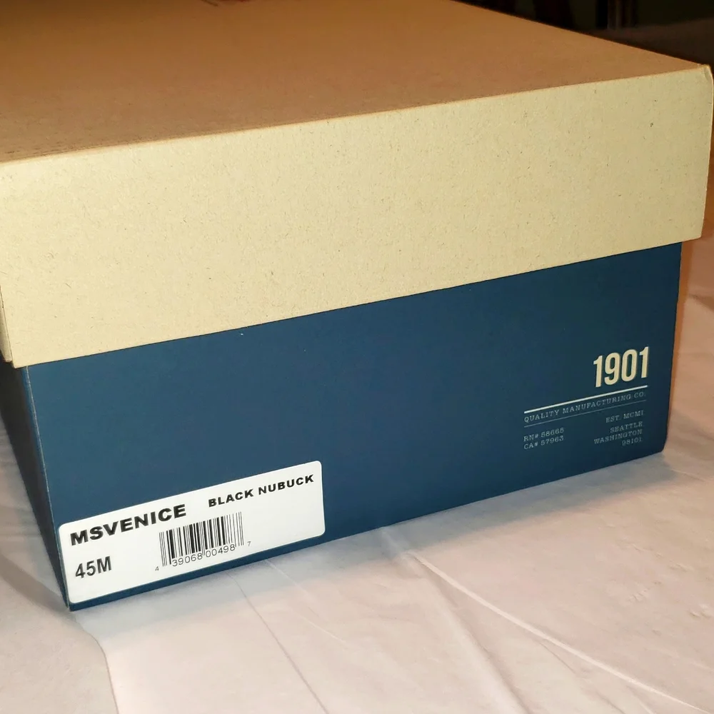 New Men's Shoes Perforated Suede Slip-On Size 11-11.5 - Picture 9 of 16